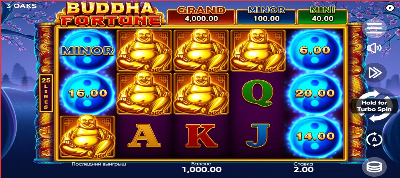 Buddha Fortune Hold and Win